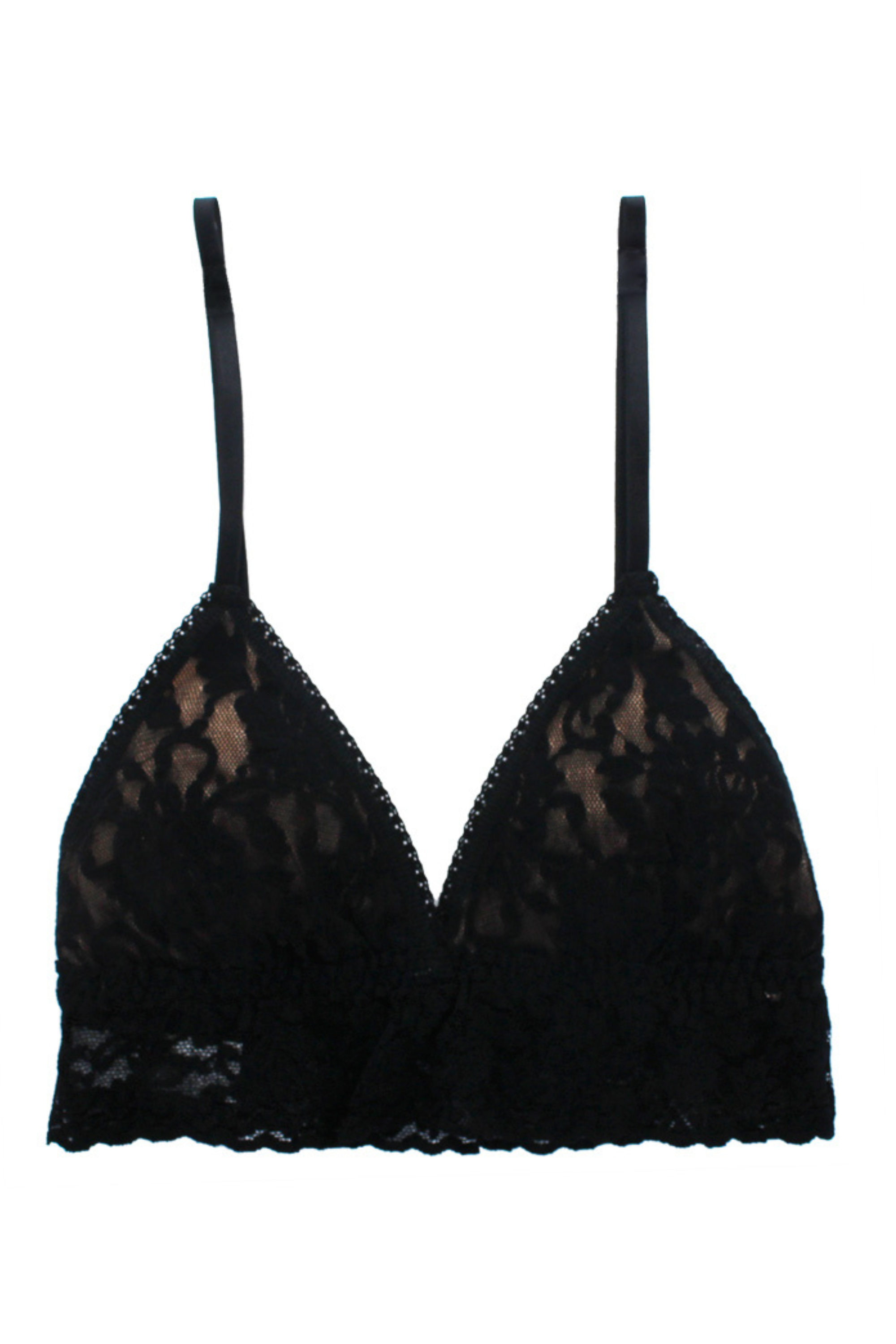 HANKY PANKY シグニチャー レース パッド ブラジャー (ブラック)