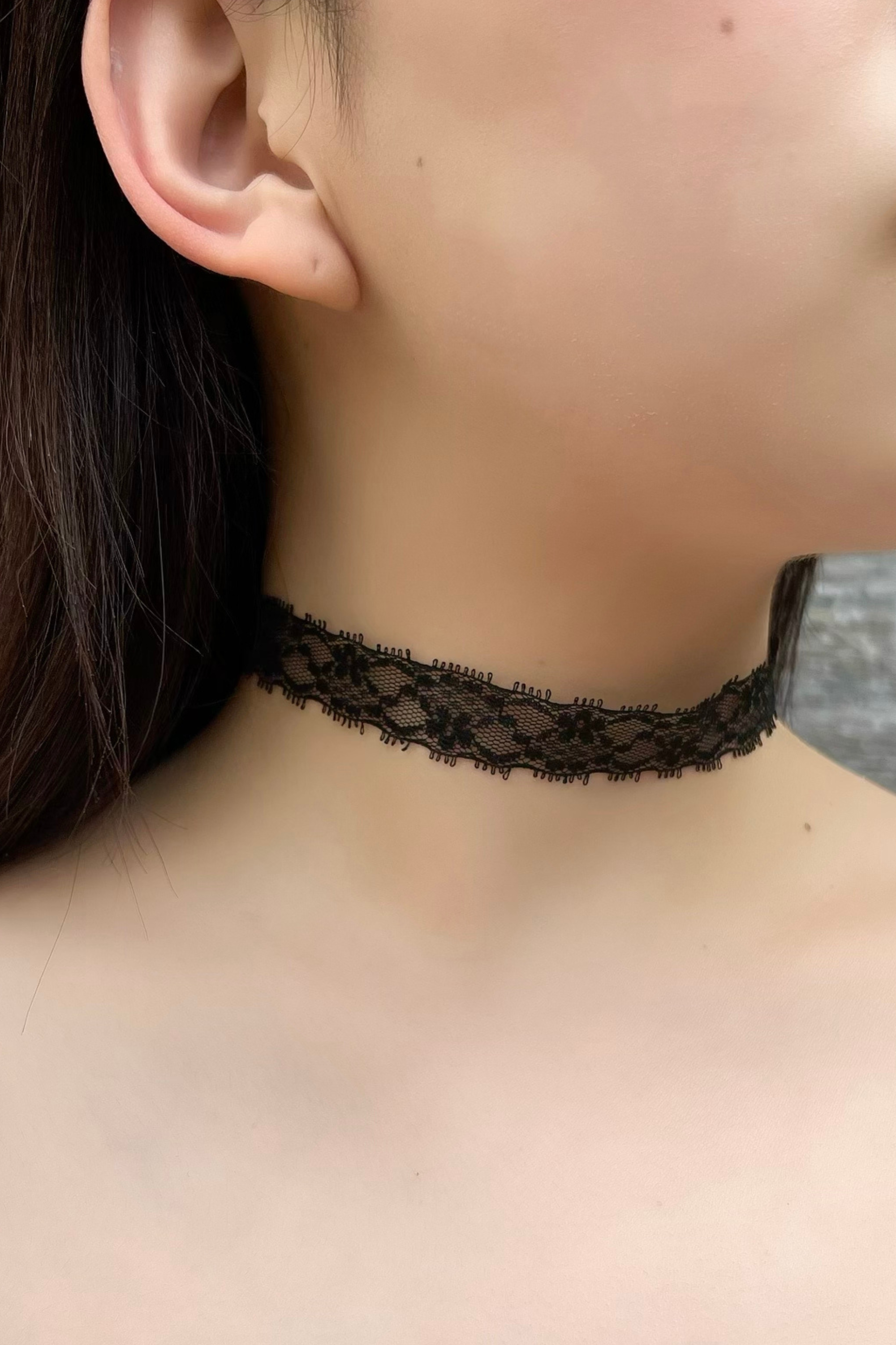 フラワーレースチョーカー