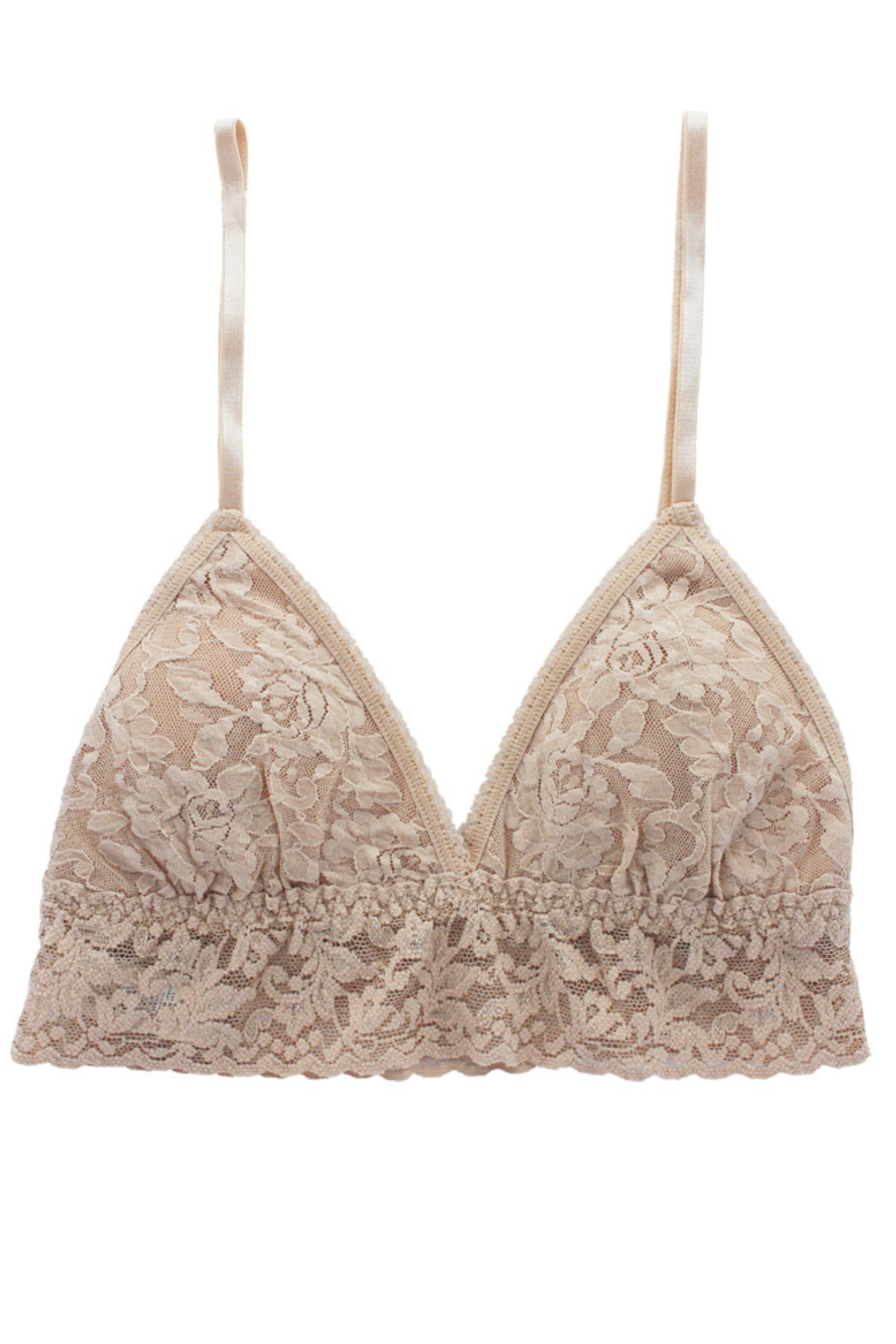 HANKY PANKY シグニチャー レース パッド ブラジャー (チャイ)