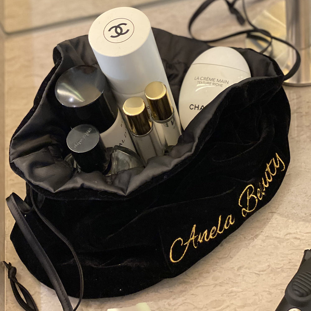 ANELA BEAUTY ベロア耐熱ポーチ