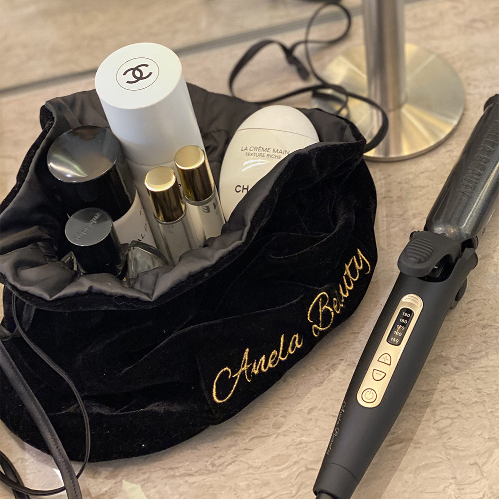 ANELA BEAUTY ベロア耐熱ポーチ