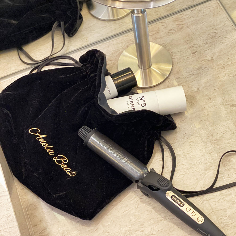 ANELA BEAUTY ベロア耐熱ポーチ