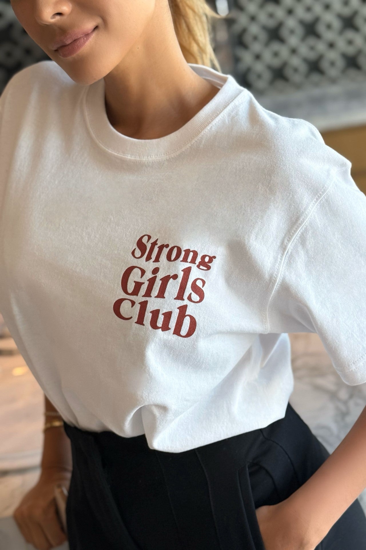 【先行予約10%OFF】ANELATOKYO Strong Girls Club Tシャツ