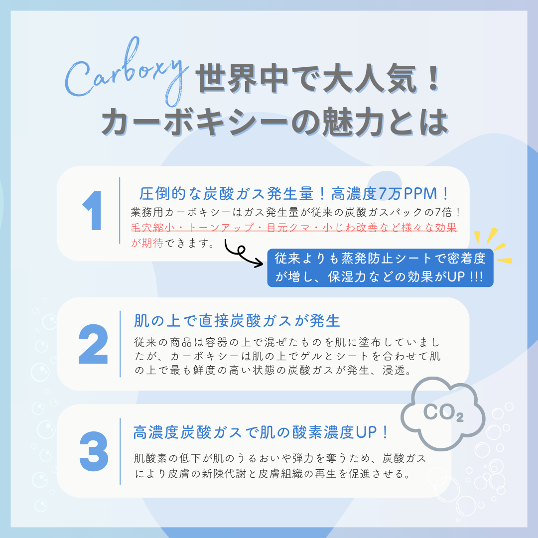【RIBESKIN】カーボキシー炭酸パック(5回分)