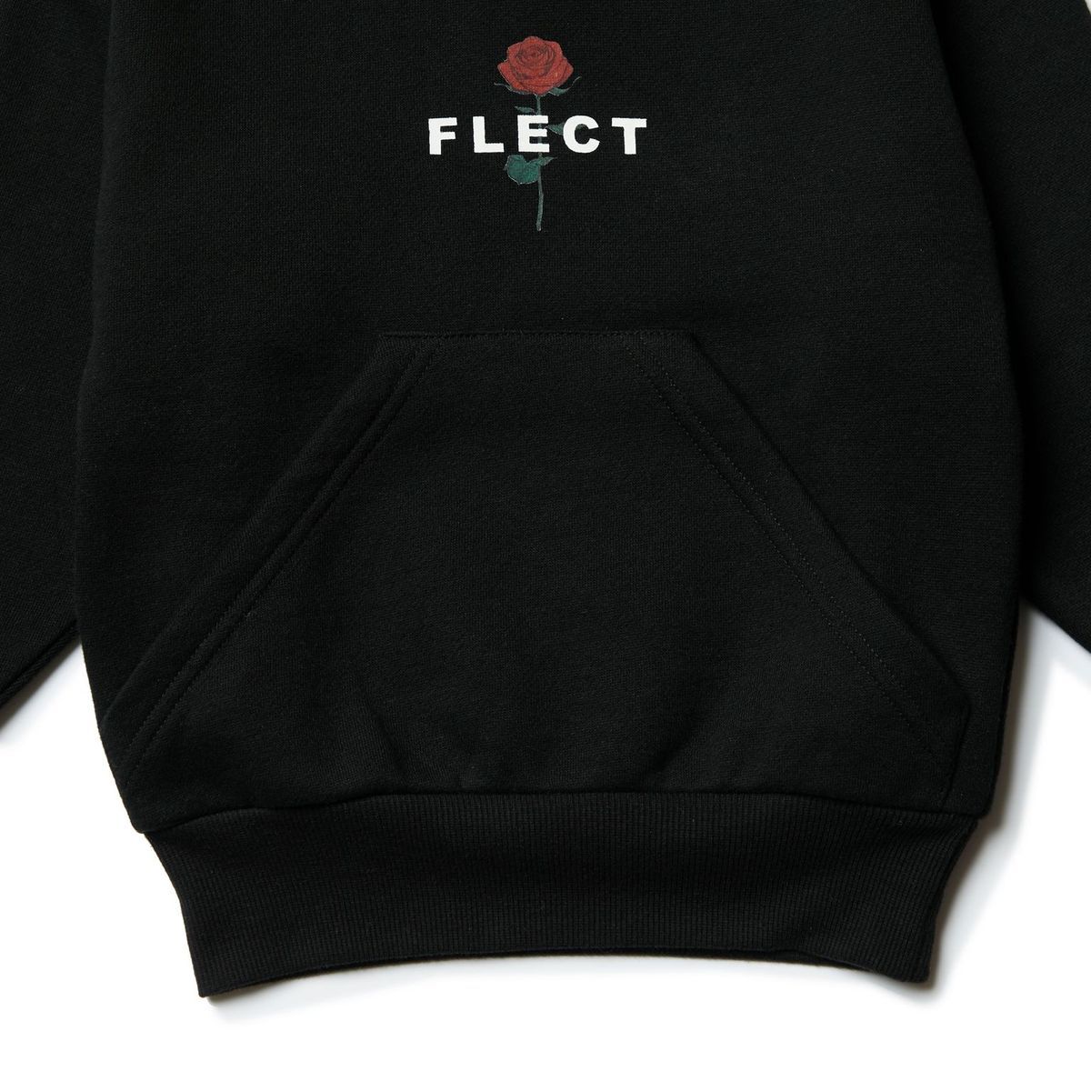 ROSE HOODIE & SWEAT PANTS SET UP(BLK)