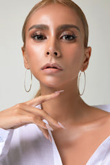 DIAMOND LINE  HOOP PIERCE