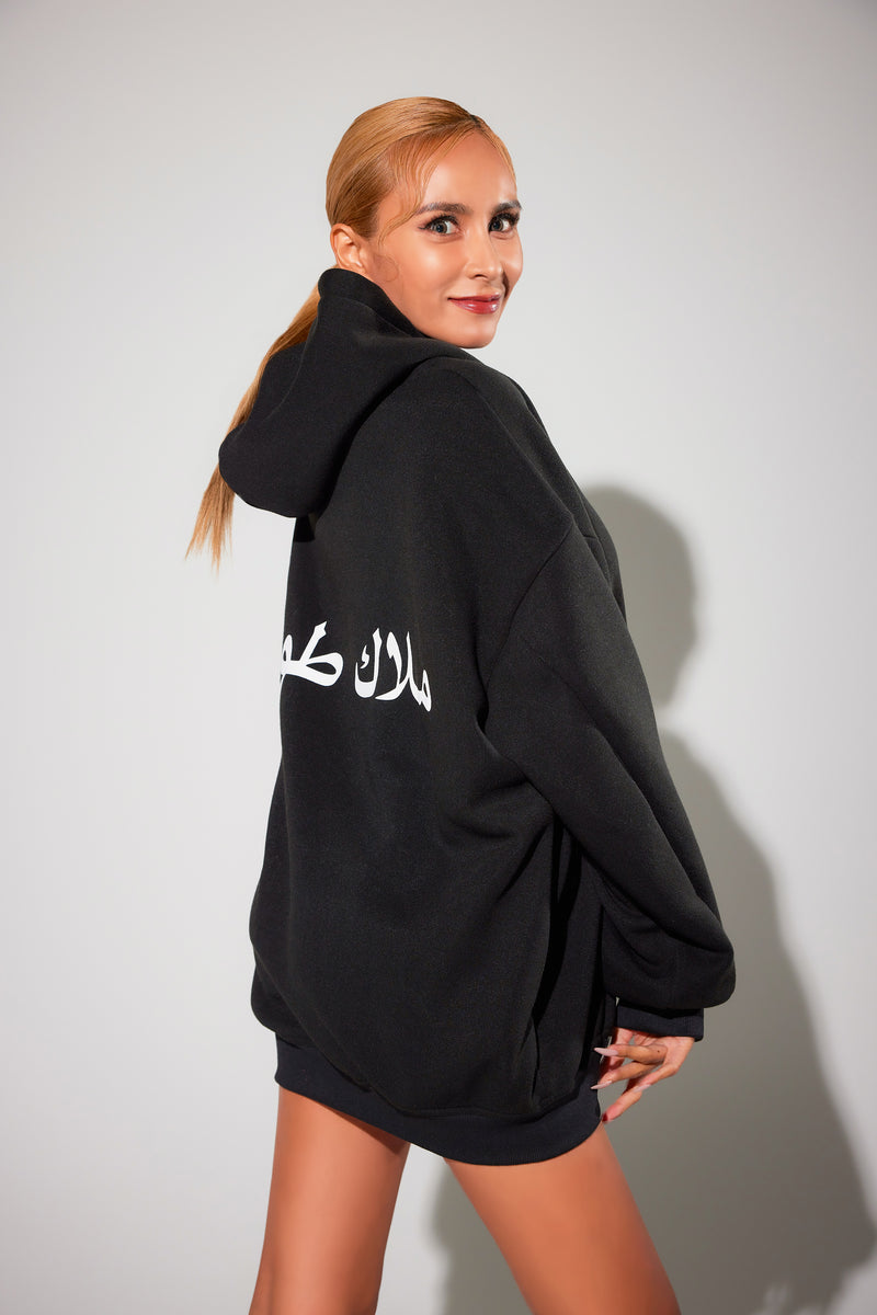 ANELATOKYO Arabic Logo Dolman hoodie – ANELAONLINE