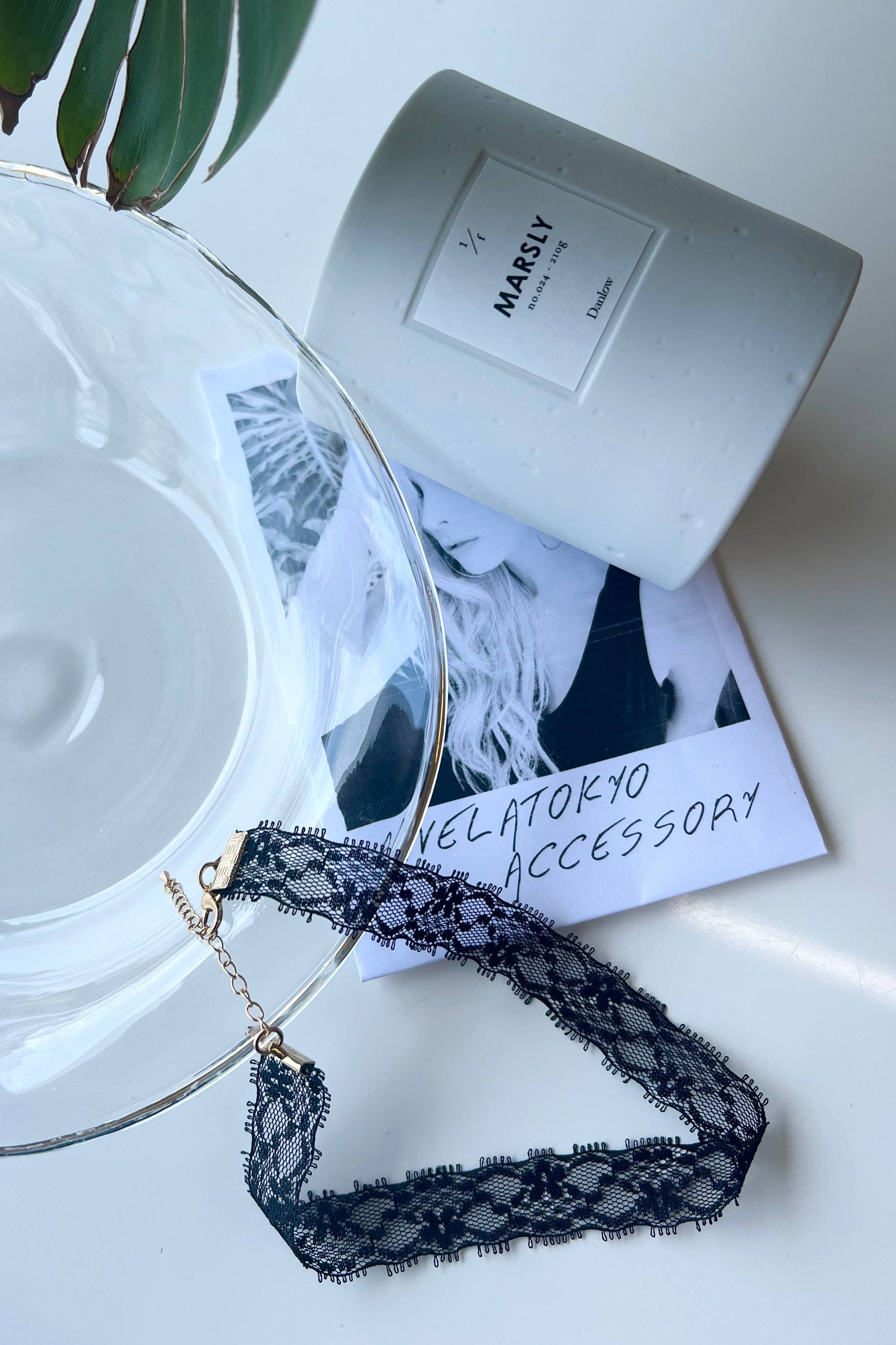 フラワーレースチョーカー