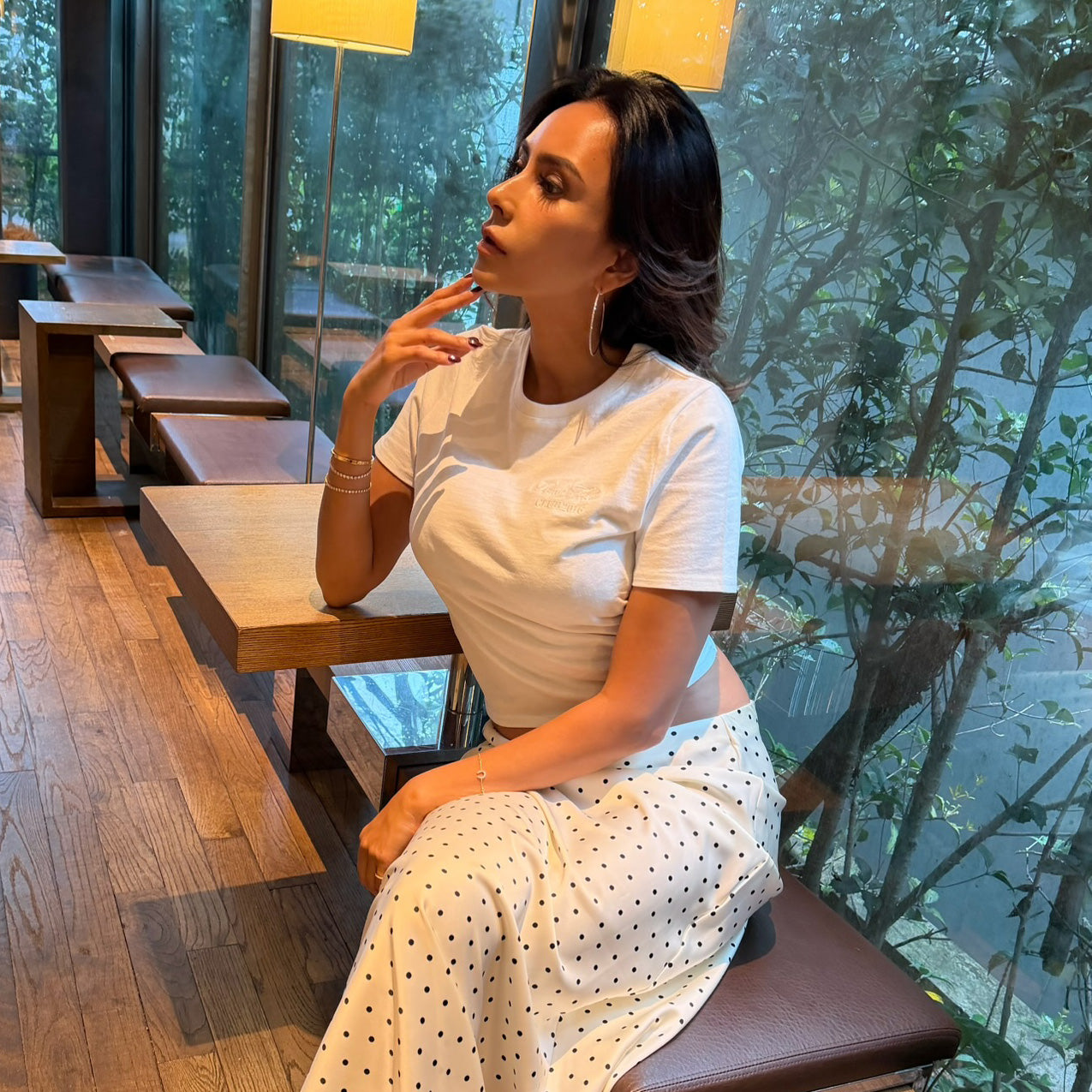 【受注販売】ANELATOKYO the ANELA CLUB ショート丈Tシャツ