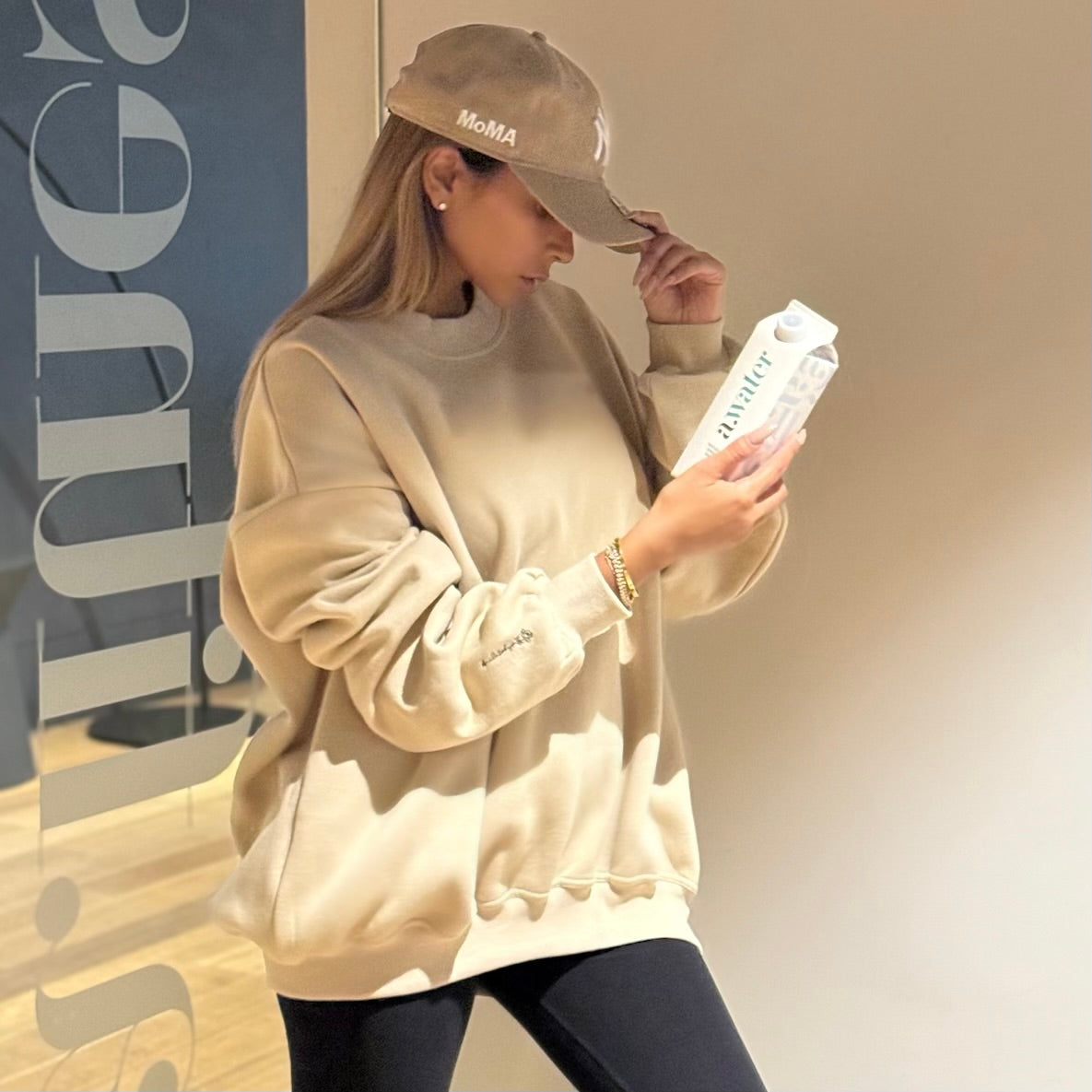 【受注販売】ローズ刺繍ドルマンスリーブスウェット