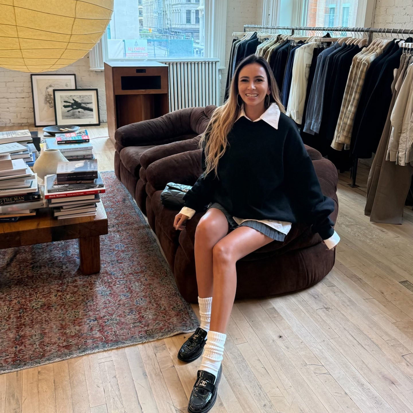 【受注販売】ローズ刺繍ドルマンスリーブスウェット