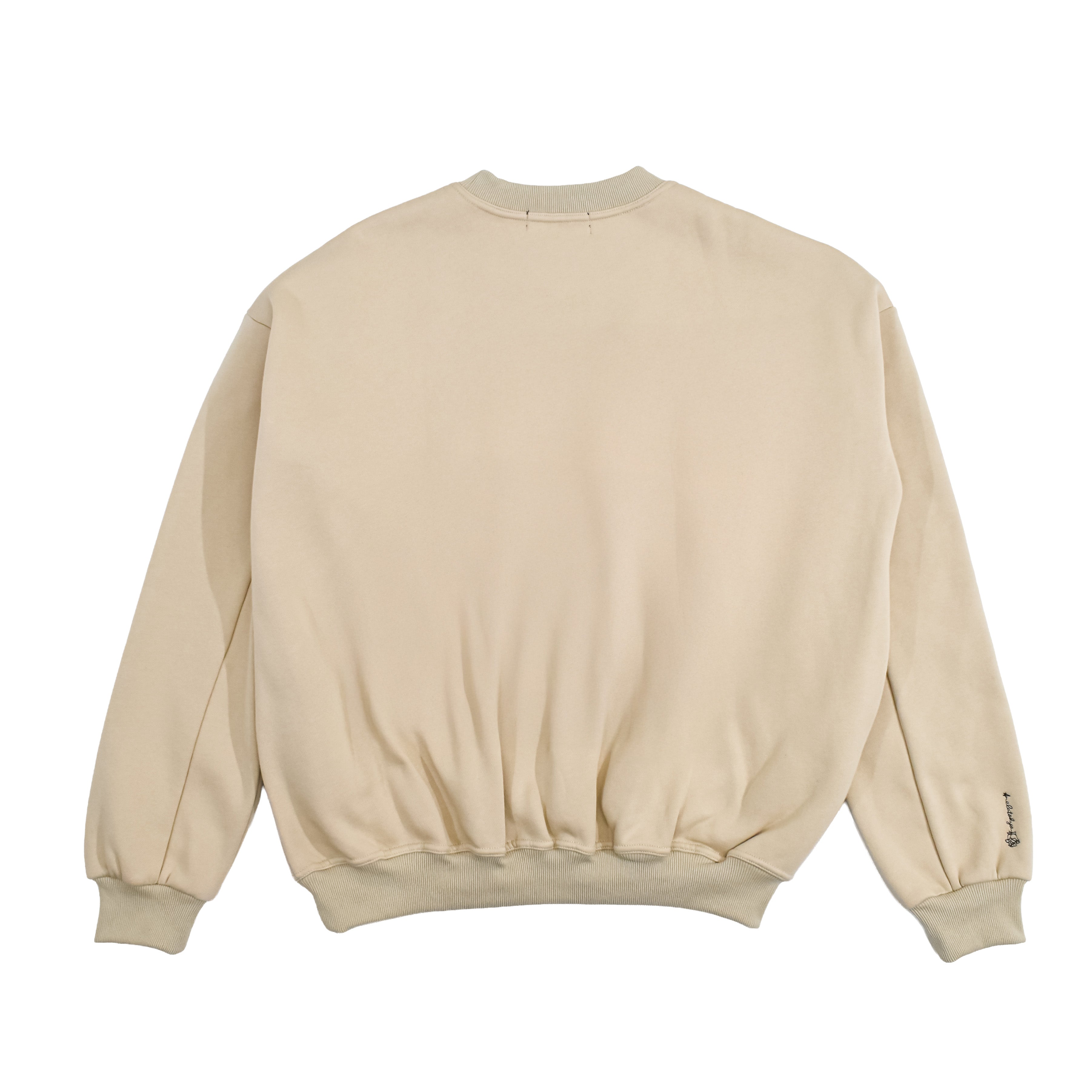 ローズ刺繍ドルマンスリーブスウェット