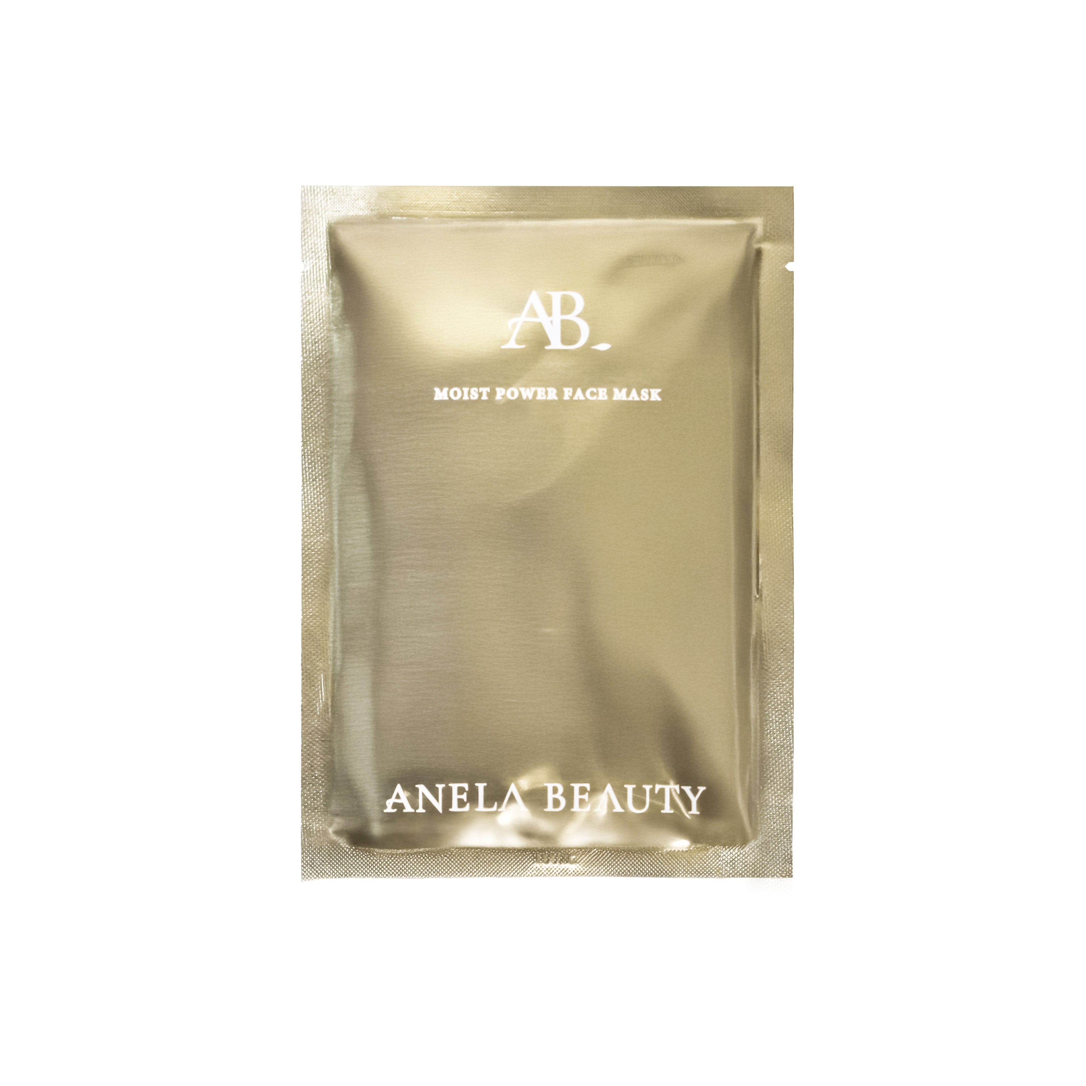 ☆ANELA BEAUTY　モイストパワー　フェイスマスク　4箱　20枚☆ ANELA BEAUTY MOIST POWER FACE MASK (5ea)