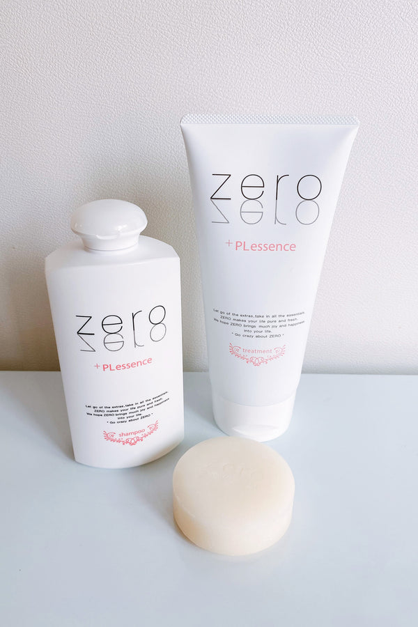 zero＋PLessence シャンプー&ヘアトリートメント＆ソープセット