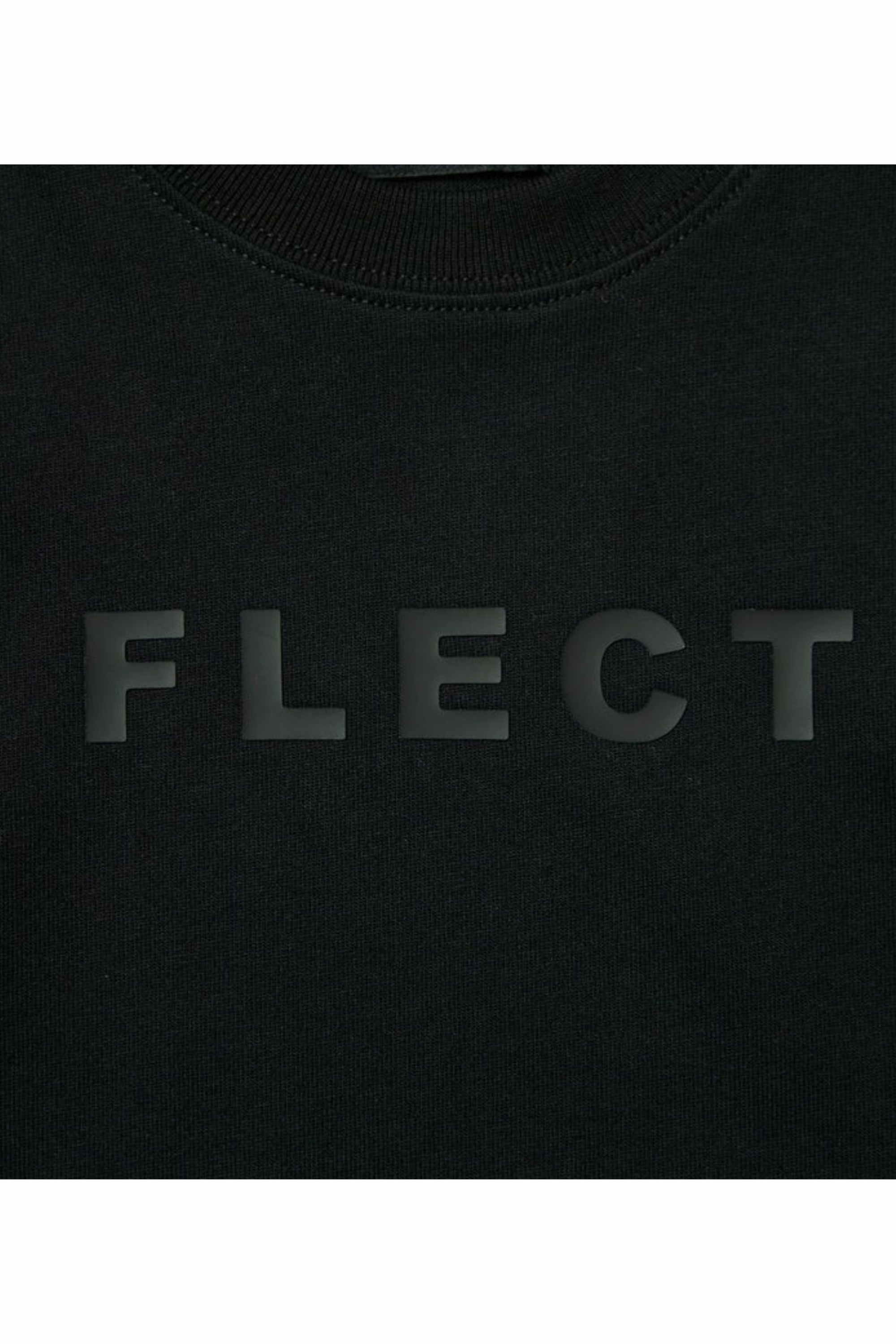 RUBBER LOGO T-SHIRT(BLK)