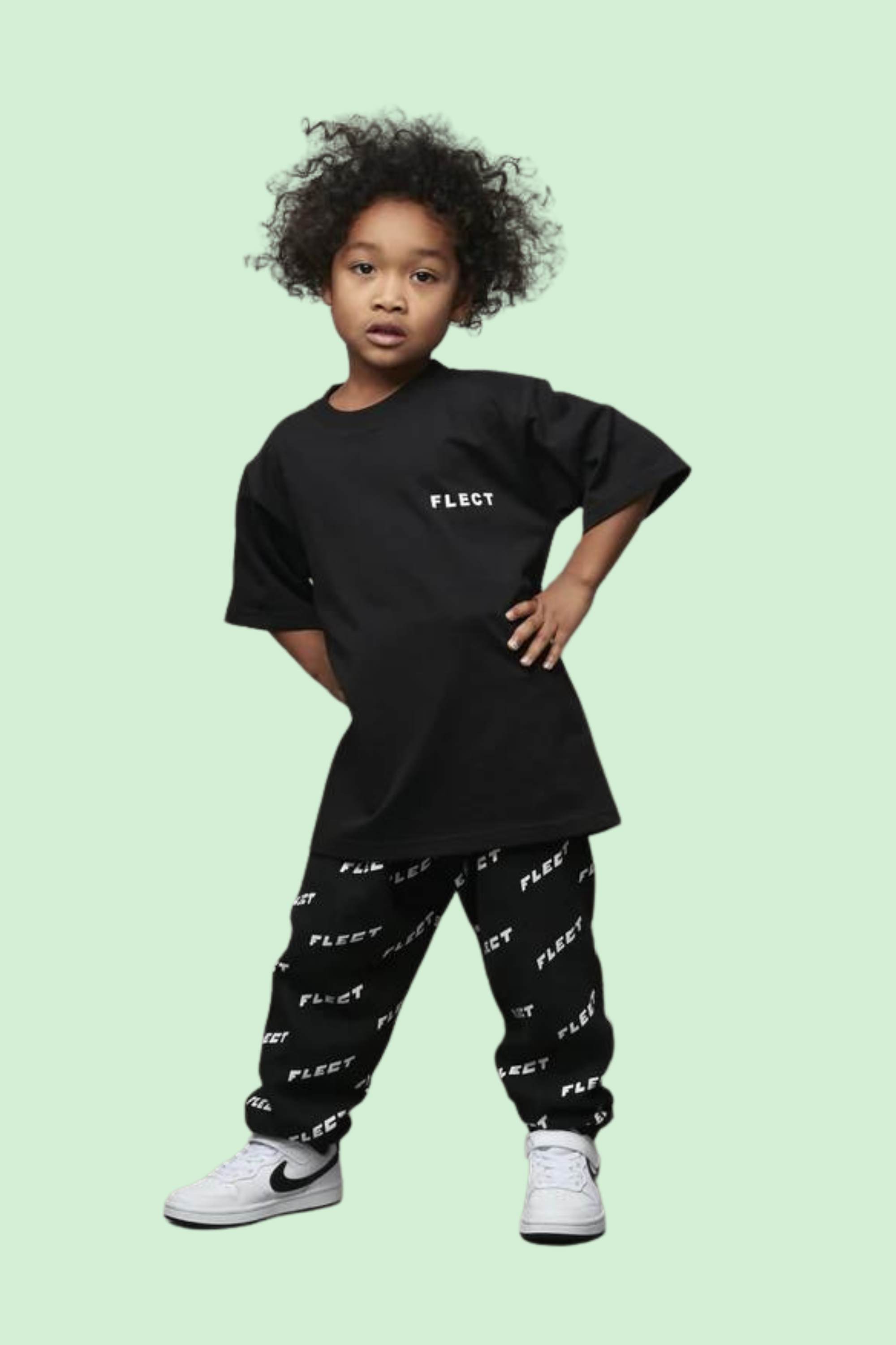 BACK LOGO T-SHIRT(BLK)