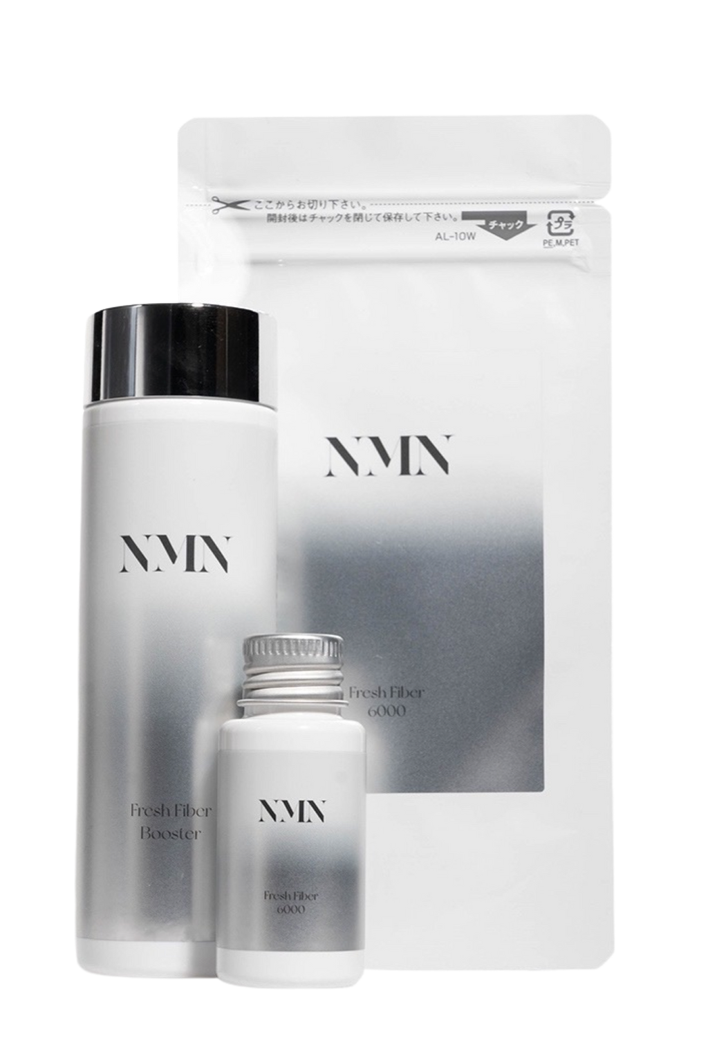 NMN フレッシュファイバー&ブースターセット(ビタミン導入粉末