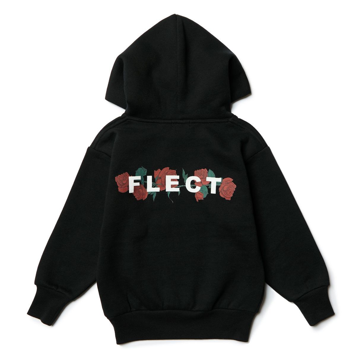 ROSE HOODIE & SWEAT PANTS SET UP(BLK)